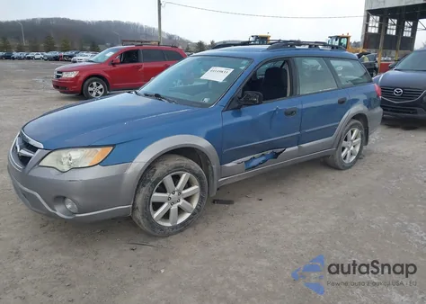 2008 Subaru Outback 2.5I/2.5I L.l. Bean Edition z USA, uszkodzony, nr VIN 4S4BP61C487364002
